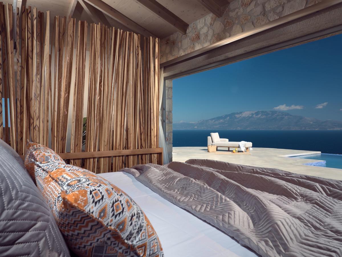 Akron Luxury Suites Korithion Ngoại thất bức ảnh